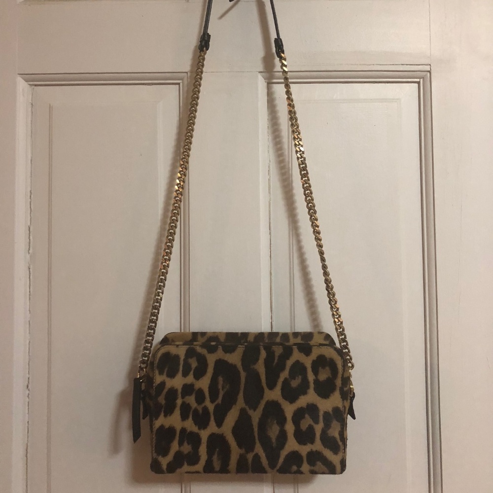 Maison Martin Margiela - Leopard fur crossbody bag